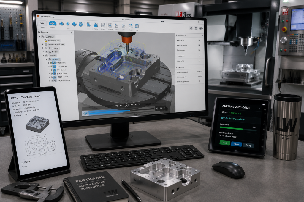 CAM-Programmierung am Arbeitsplatz